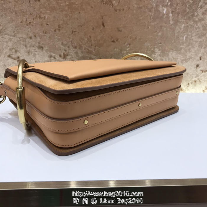 Chloe克洛伊 小號 18年新款 Chloe roy bag 小號麂皮/小牛皮 斜挎包  ypk1033